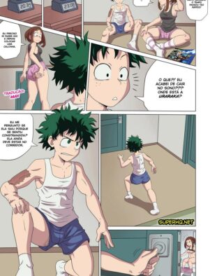 Uraraka e Deku em Boku No Hero Hentai – Surpresa Noturna em HQ Brasileiro