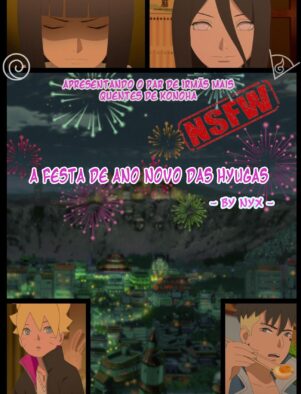 Himawari se revela uma piranha safada na festa de ano novo das Hyugas em Boruto Hentai HQ Brasileiro