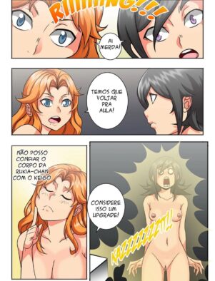 Kon metendo a pica em Orihime e Ichigo no Bleach – Hentai HQ