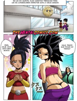 Dragon Ball Hentai: Goku Mete Forte na Buceta da Piranha da Caulifla em HQ Brasileiro