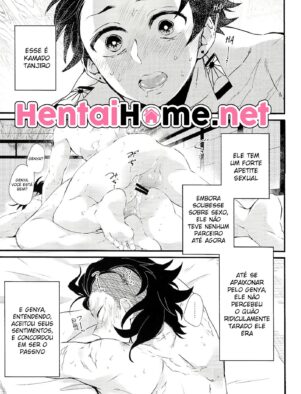 A Vida Sexual de Tanjiro: Piranha, Buceta e Piroca em Demon Slayer Hentai HQ Brasileiro