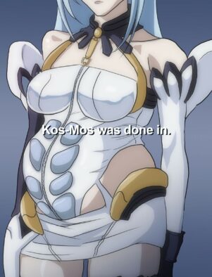 Kos-mos e a Piranha de Outro Planeta – Derramando Leite em Xenosaga em Hentai HQ