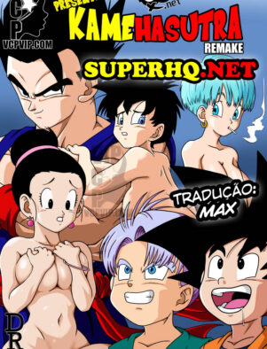 Dragon Boll Pornô: Kamehasutra – Milf Chi Chi Pega Goten e Trunks Espiando em Hentai HQ Brasileiro