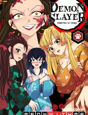 Rola no Distrito da Luz Vermelha: Daki transforma Uzui em futanari no Hentai HQ de Demon Slayer