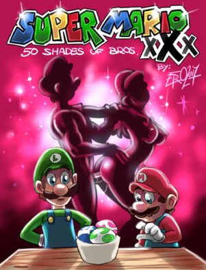 Super Mario Pornô: Transformação de Mario em Gostosa Excitada em Quadrinhos de Sexo