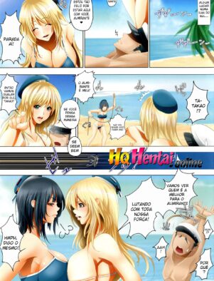 Marinheiras Taradas: Disputa Pela Rola do Almirante hentai na praia
