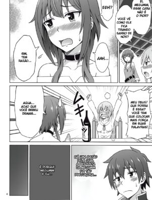 Aqua Bêbada Quer Dar, Mas Kazuma Não Quer Saber