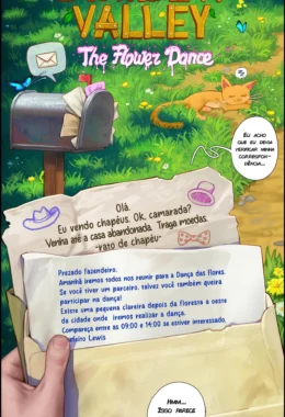 A Dança da Flores: Haley quer agradecer o herói da pica em Hentai HQ Brasileiro