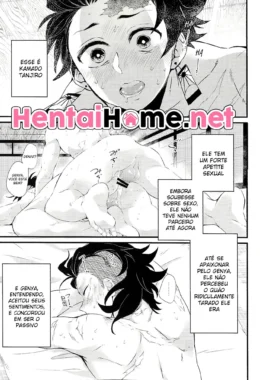 A Vida Sexual de Tanjiro: Piranha, Buceta e Piroca em Demon Slayer Hentai HQ Brasileiro