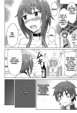 Aqua Bêbada Quer Dar, Mas Kazuma Não Quer Saber
