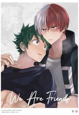 Boku no Hero Academia: Midoriya e Todoroki em uma Masturbação Amiga – Beijo de Pica em Hentai HQ Brasileiro