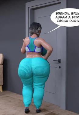 Clarice: A Piranha da Brenda trepando com Bruce enquanto o noivo dela chega de surpresa” em Hentai HQ