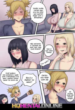 Fodendo com as Piranhas Hinata e Tsunade em HQ Brasileiro