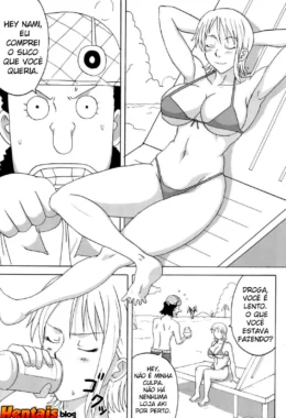 Gostosa sendo fodida pelo narigudo Usopp em Hentai HQ Brasileiro