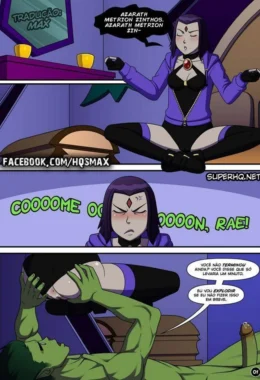 Mutano Arromba o Cu da Ravena e Fode Gostoso em Hentai HQ Brasileiro