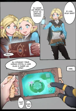 Princesa Zelda cuidando da sua buceta enquanto satisfaz o novo funcionário – Hentai HQ