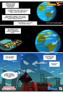 Salvando a Terra com Muito Sexo e Sacanagem em Futurama HQ Brasileiro