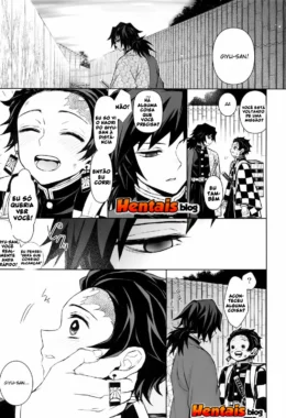 Tanjiro Kamado e Giyu Tomioka: Putaria Sem Limites em Kimetsu No Yaiba Hentai HQ Brasileiro