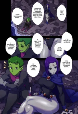 Teen Titans Hentai: Mutano Enfia a Piroca em Ravena” em HQ Brasileiro