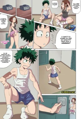 Uraraka e Deku em Boku No Hero Hentai – Surpresa Noturna em HQ Brasileiro
