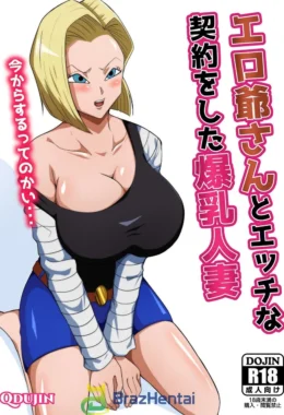Androide 18 puta casada de peitos enormes – Dragon Ball Porno – Falas em PT-BR