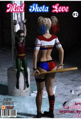 Arlequina fazendo sexo forçado – Heróis Porno – Versão Brasileira