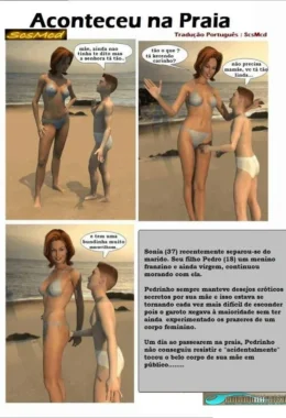3D Quadrinhos Porno Mãe Tirando A Virgindade Do Filho – Hentai Incesto – Sem Cortes