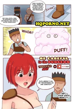 Be Careful in the Dungeon – Cartoon Pornô – Traduzido para Português