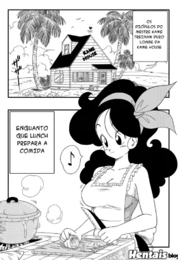Dragon Ball z: Mestre Kame Fudendo bucetinha da Lunch