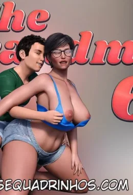 A Avó Tarada Enche o Papai de Prazer em HQ Adulta Explícita 3D
