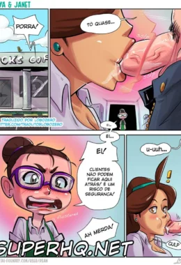Amantes Futanari: Sucos Ardentes entre Mya e Janet no Mais Picante HQ