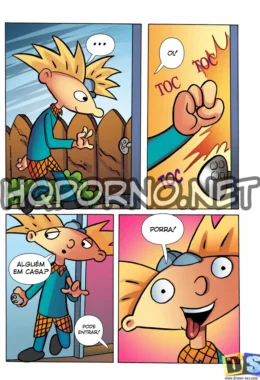 Arvold e Helga em Aventuras Proibidas nos Bastidores do Pátio