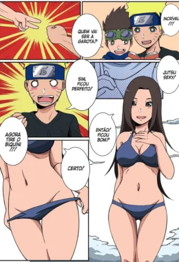 Aventuras Proibidas de Naruto: Sexo Explícito com Konohamaru nos Quadrinhos