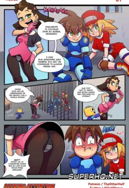 Aventure-se nos Quadrinhos Eróticos de Mega Man: Exploração Carnal Explícita