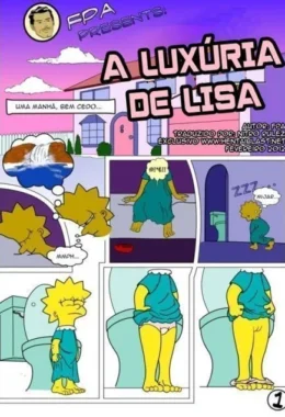 Bart Transando com a Irmã Lisa: Traição Proibida nos Simpsons em HQ Pornô Explícita