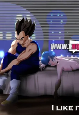 Bulma e Vegeta em cenas picantes intensas – Hentai com diálogos quentes em português