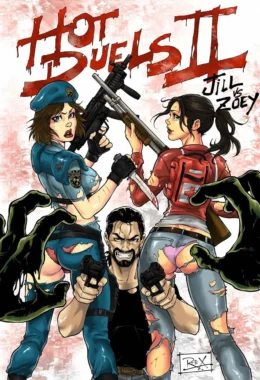 Choque de Safadas: A Batalha Proibida de Jill e Zoey em Quadrinhos Explícitos de Resident Evil