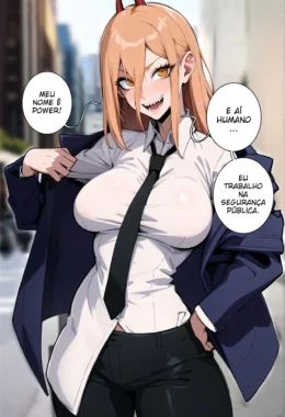 Comendo a Power de Chainsaw Man: Quadrinhos de Sexo Explícito e Selvagem