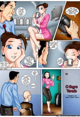 Cuckold Explícito: Sogro Taradão Fode a Enteada com Tudo Nos Quadrinhos