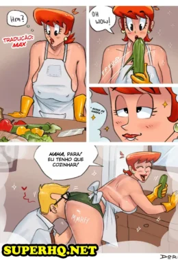 Desvendando os Desejos Ocultos da Mãe do Dexter em Quadrinhos Eróticos Proibidos