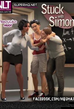 Engasgada no Pau Gigante do Simon – HQ Erótica Explicita
