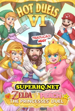 Esmagando a Princesa: Zelda Vs Peach em Combate Erótico Insano