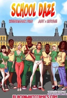 Estudantes Novinhas Transando: Sexo Inter-racial Explícito em HQ de Hentai Proibido