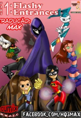 Explícitos HQs Eróticos: Jovens Titãs, X-Men e Incríveis em Orgia Proibida