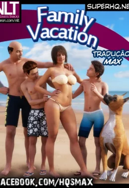 Família em Férias Picantes: Incesto Explícito em HQ Hentai 3D Proibido