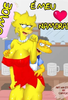 Fudendo sem dó o cuzinho da Lisa Simpson em HQ Pornô