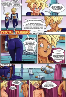 Goku Fode Duro o Rabo do Gohan em HQ Explícita de Sexo Gay