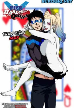 Harley Quinn Fode como uma Cadela Perversa em Quadrinhos Eróticos Explícitos