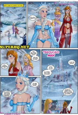 Hentai Proibido da Bela e a Fera: Foda Brutal no Gelo Com Muita Putaria