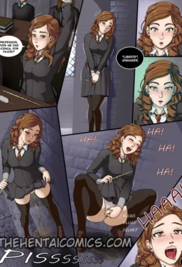 Hermione Apresenta uma Orgia Proibida em Hogwarts – HQ Explícita